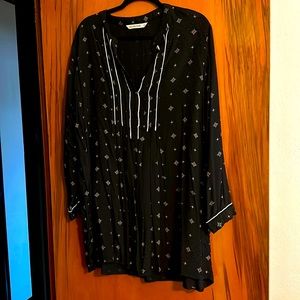 Black Zara oversized dress/tunic